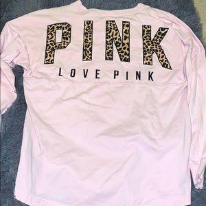 Pink Long Sleeve Thick Tee